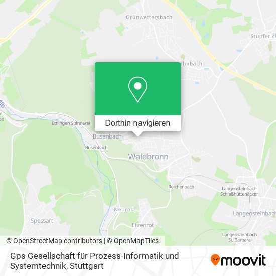 Gps Gesellschaft für Prozess-Informatik und Systemtechnik Karte