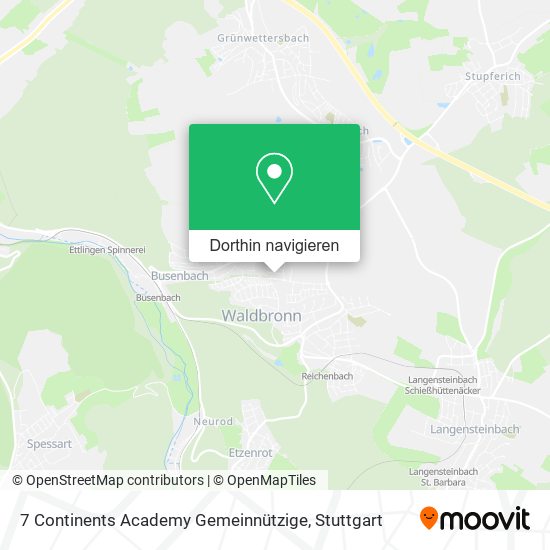 7 Continents Academy Gemeinnützige Karte
