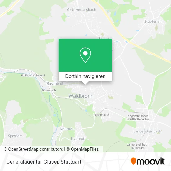 Generalagentur Glaser Karte