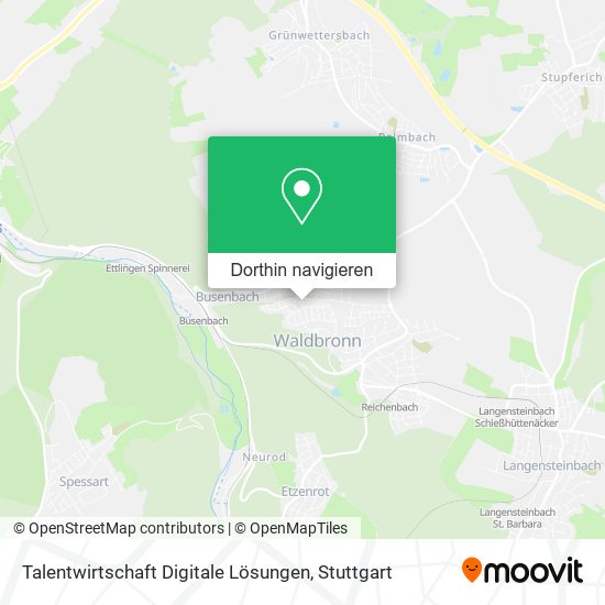 Talentwirtschaft Digitale Lösungen Karte