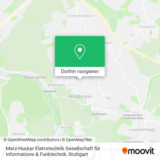 Merz-Hucker Eletrotechnik Gesellschaft für Informations & Funktechnik Karte