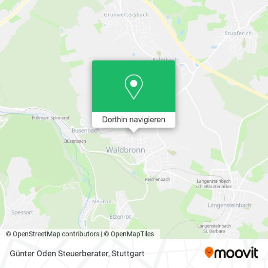 Günter Oden Steuerberater Karte