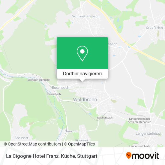 La Cigogne Hotel Franz. Küche Karte