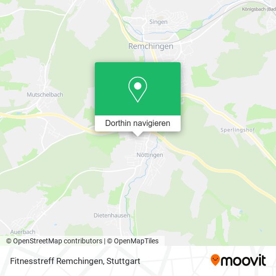 Fitnesstreff Remchingen Karte