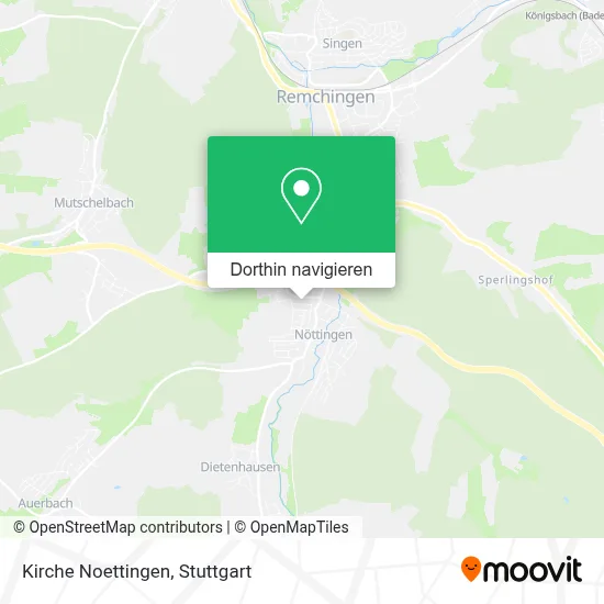 Kirche Noettingen Karte