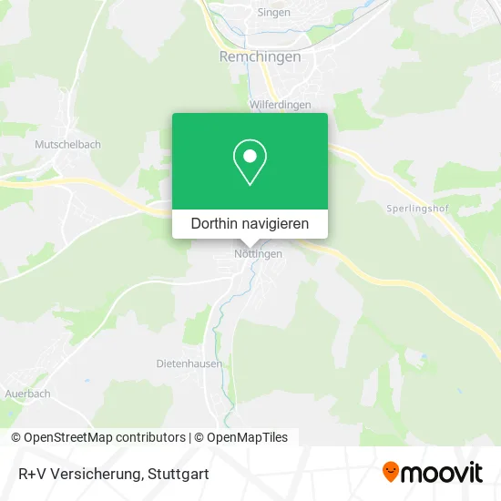 R+V Versicherung Karte