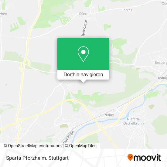 Sparta Pforzheim Karte