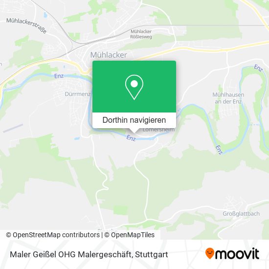 Maler Geißel OHG Malergeschäft Karte