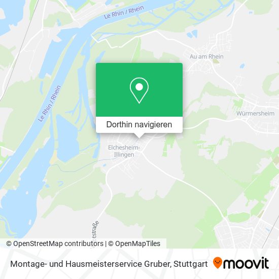 Montage- und Hausmeisterservice Gruber Karte