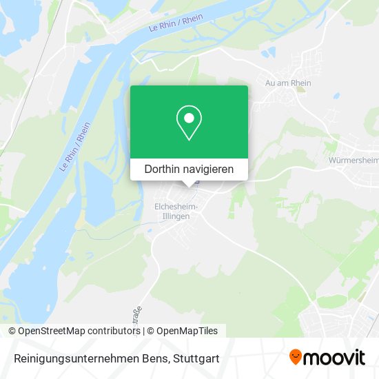 Reinigungsunternehmen Bens Karte