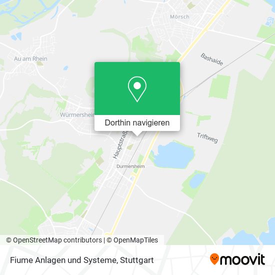Fiume Anlagen und Systeme Karte