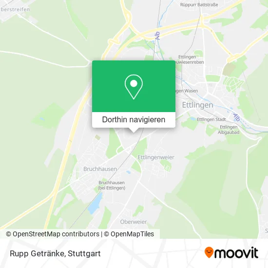 Rupp Getränke Karte