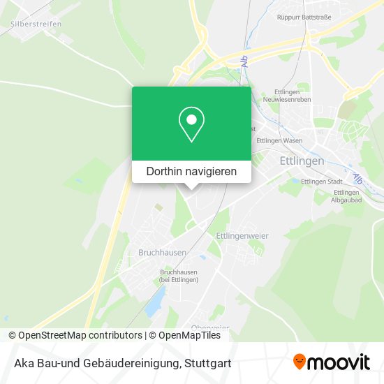 Aka Bau-und Gebäudereinigung Karte