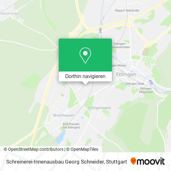 Schreinerei-Innenausbau Georg Schneider Karte