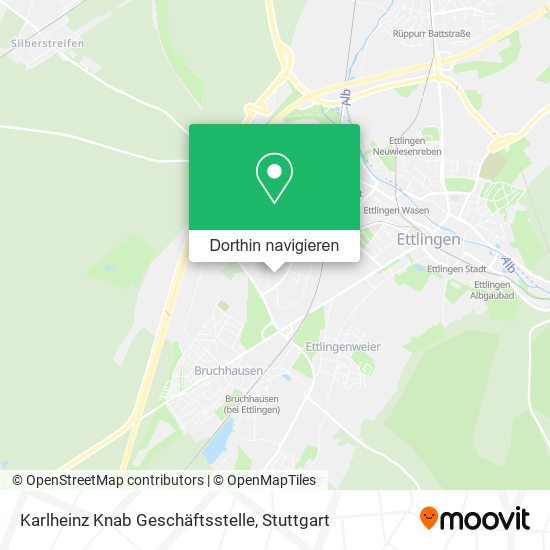 Karlheinz Knab Geschäftsstelle Karte