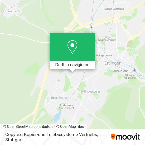 Copytext Kopier-und Telefaxsysteme Vertriebs Karte