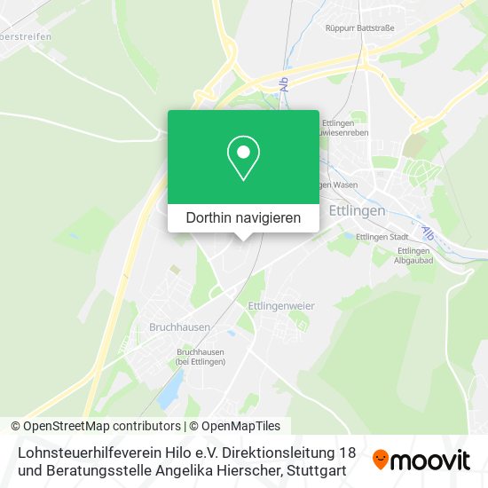 Lohnsteuerhilfeverein Hilo e.V. Direktionsleitung 18 und Beratungsstelle Angelika Hierscher Karte
