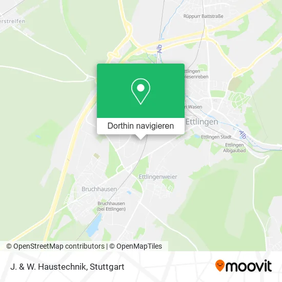 J. & W. Haustechnik Karte