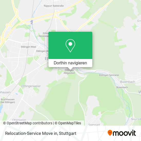 Relocation-Service Move in Karte