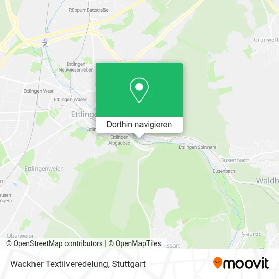 Wackher Textilveredelung Karte