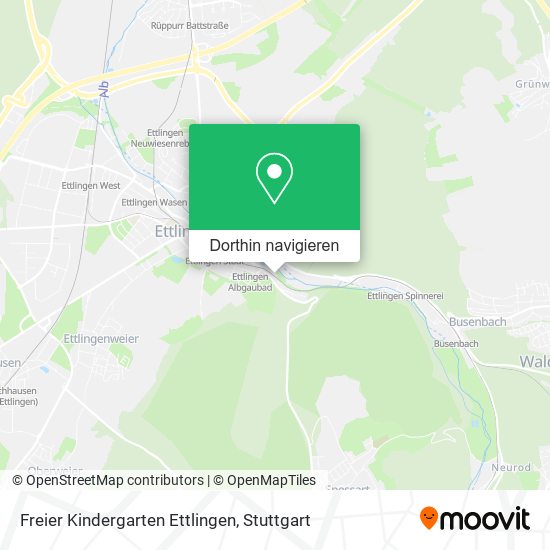 Freier Kindergarten Ettlingen Karte