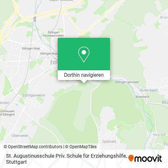 St. Augustinusschule Priv. Schule für Erziehungshilfe Karte