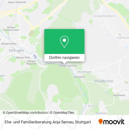 Ehe- und Familienberatung Anja Sernau Karte