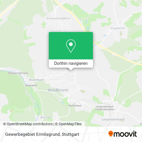 Gewerbegebiet Ermlisgrund Karte