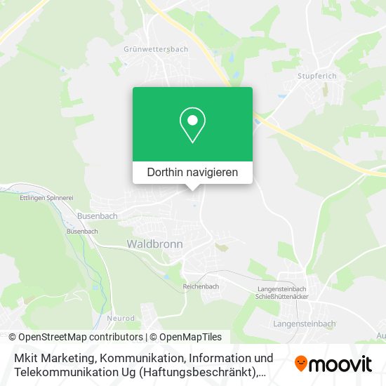 Mkit Marketing, Kommunikation, Information und Telekommunikation Ug (Haftungsbeschränkt) Karte