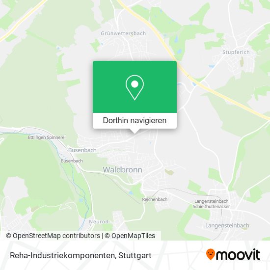 Reha-Industriekomponenten Karte