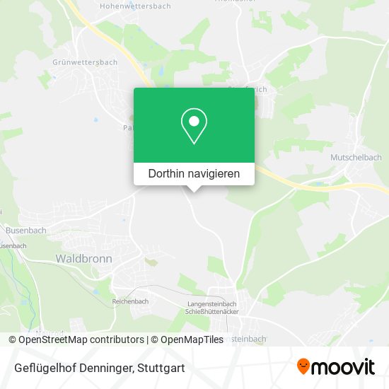 Geflügelhof Denninger Karte