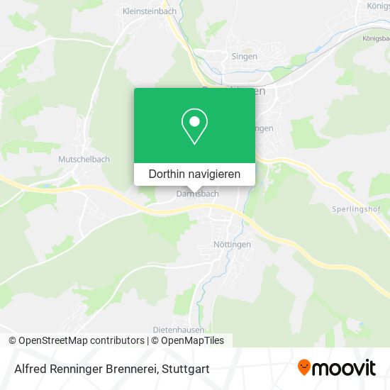 Alfred Renninger Brennerei Karte