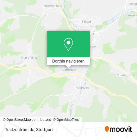 Testzentrum da Karte