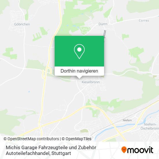 Michis Garage Fahrzeugteile und Zubehör Autoteilefachhandel Karte