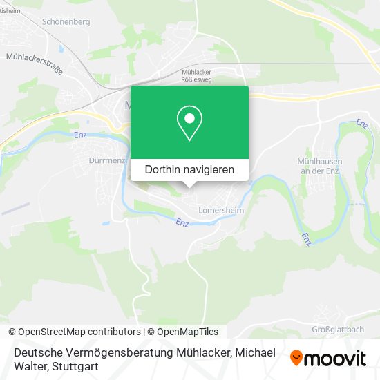 Deutsche Vermögensberatung Mühlacker, Michael Walter Karte