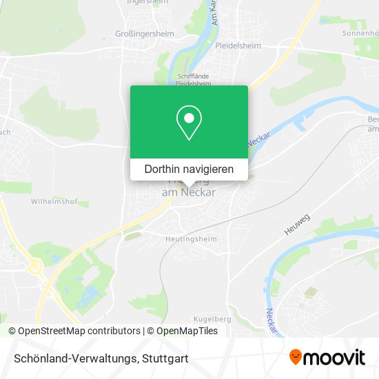 Schönland-Verwaltungs Karte