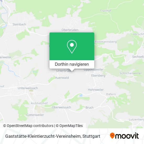 Gaststätte-Kleintierzucht-Vereinsheim Karte