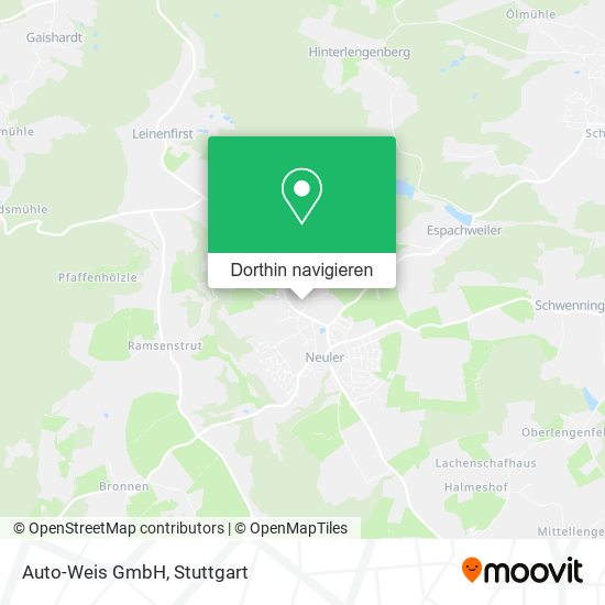 Auto-Weis GmbH Karte