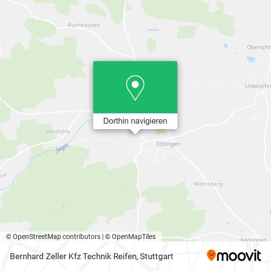 Bernhard Zeller Kfz Technik Reifen Karte