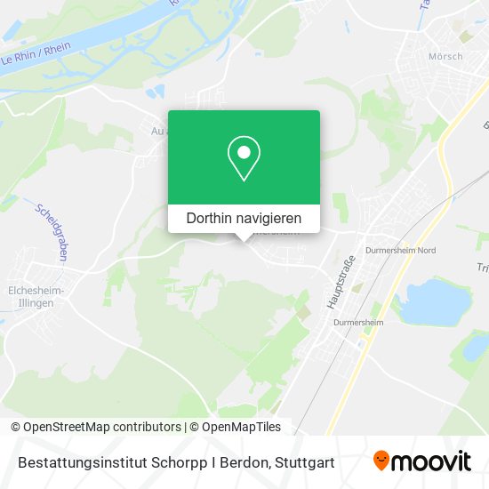 Bestattungsinstitut Schorpp I Berdon Karte
