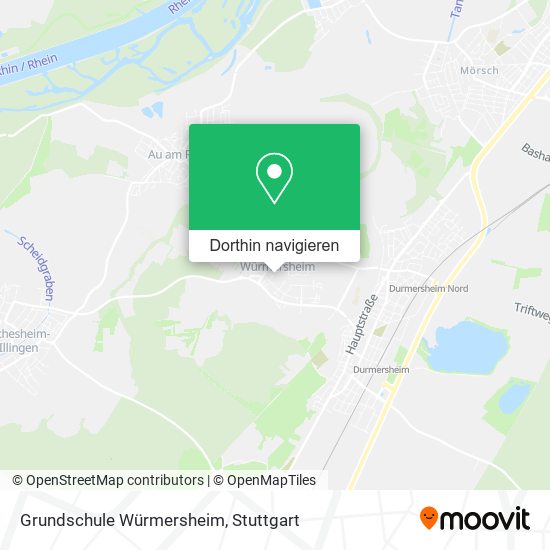 Grundschule Würmersheim Karte