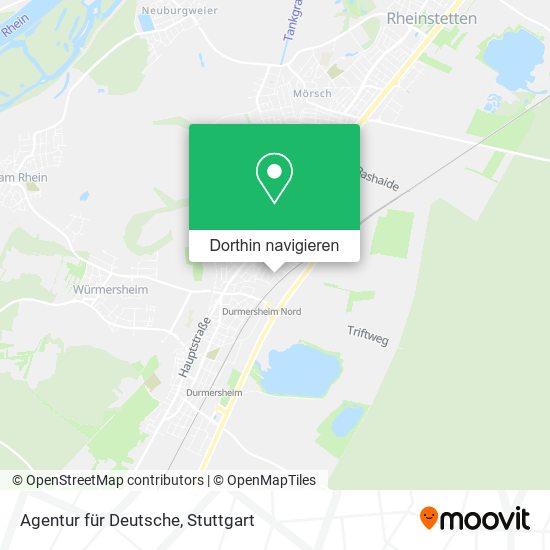 Agentur für Deutsche Karte
