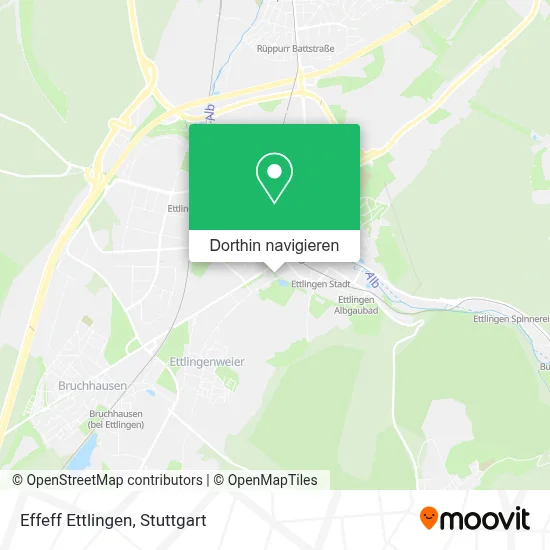 Effeff Ettlingen Karte