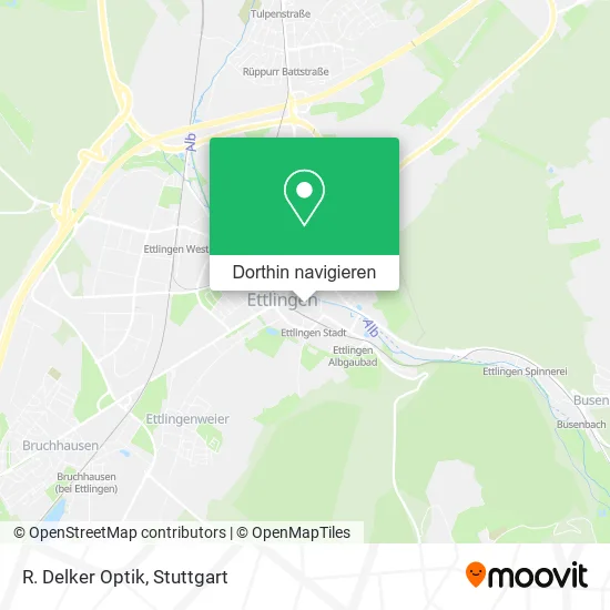 R. Delker Optik Karte