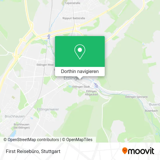 First Reisebüro Karte