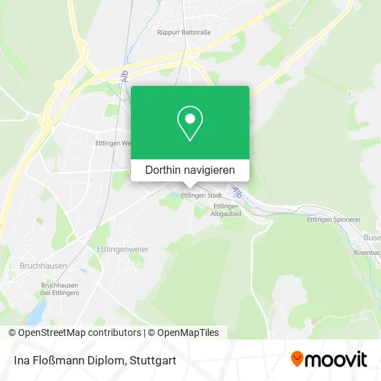 Ina Floßmann Diplom Karte