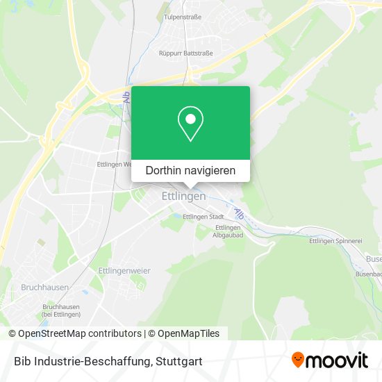 Bib Industrie-Beschaffung Karte