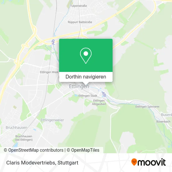 Claris Modevertriebs Karte