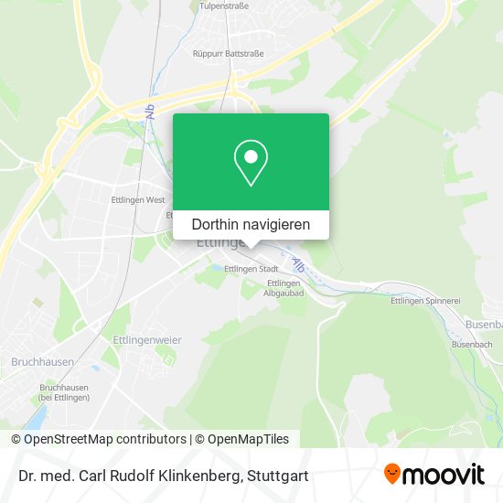 Dr. med. Carl Rudolf Klinkenberg Karte
