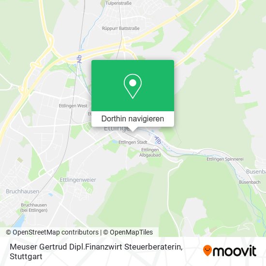 Meuser Gertrud Dipl.Finanzwirt Steuerberaterin Karte